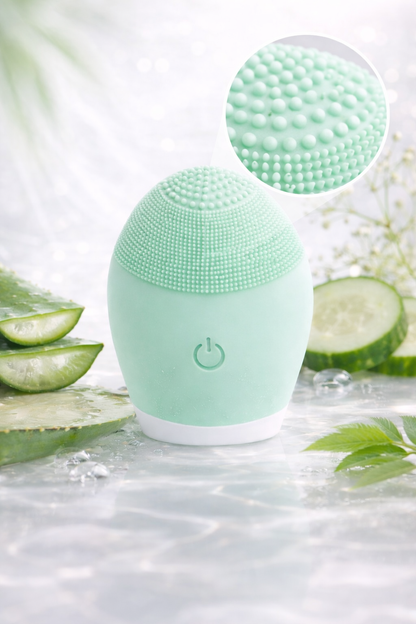 Brosse Nettoyante Visage Electrique en Silicone - Nettoyage Doux & Profond